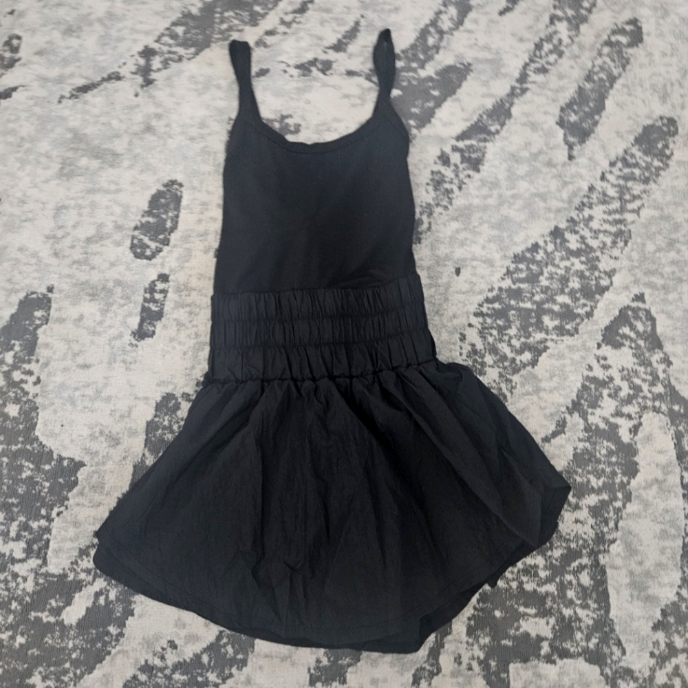 Black Romper with built in Bra